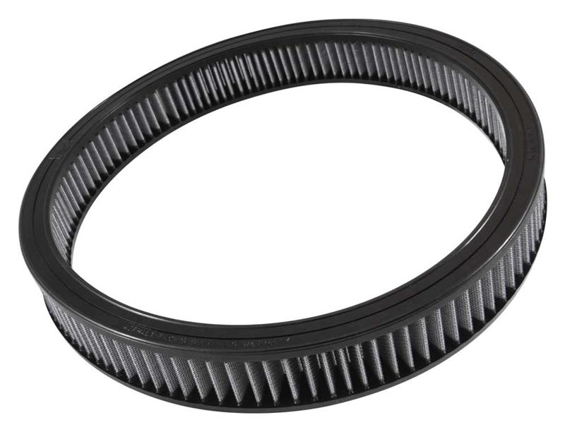 K&N Engineering custom cotton gauze air filter, 14-inch diameter, drop-in type with 12.25-inch inner diameter and 2-inch height