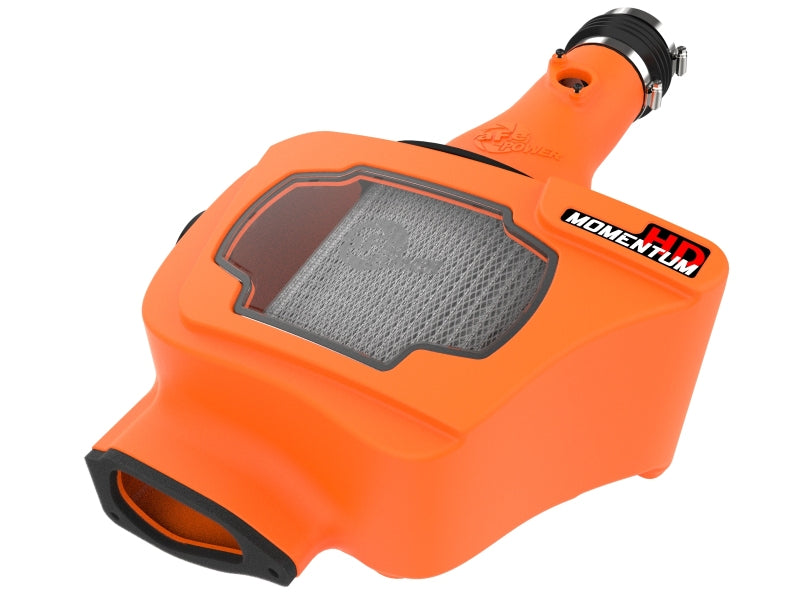 aFe Momentum Sealed Cold Air Intake for Toyota Land Cruiser J300 22-25 V6 3.3L engine, featuring a sleek black design and branded logo