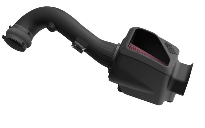 K&N Engineering cold air intake system for 2009-2012 V8 GM 1500 trucks, featuring a high-performance air filter and intake tube.