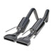 MBRP dual muffler axle back exhaust with rectangular tips for 2005-2008 Chevy Corvette, showing polished stainless steel tips.