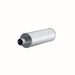 MBRP universal muffler with 2.5-inch inlet and outlet, 26-inch length, made of T409 stainless steel, designed for vehicle exhaust systems.