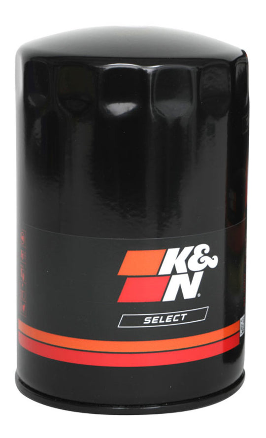 K&N Engineering oil filters for Buick Enclave 3.6L V6 and Chevrolet Silverado 1500 5.3L V8, spin-on design, new filters.
