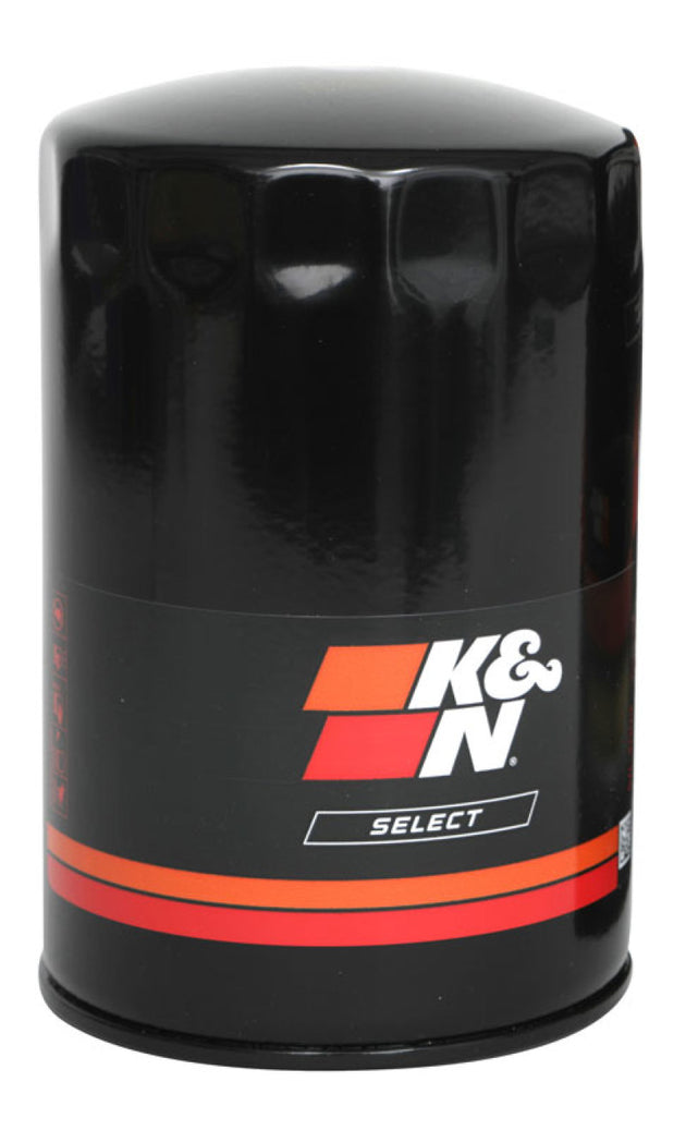 K&N Engineering oil filters for Buick Enclave 3.6L V6 and Chevrolet Silverado 1500 5.3L V8, spin-on design, new filters.