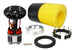 Aeromotive Phantom Dual 340 fuel pump for universal installation, shown with compact design and detailed components.