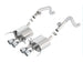 Borla catback exhaust system for 2014-2015 Chevy Corvette C7 with quad rear tips, non-AFM, non-NPP rear section.