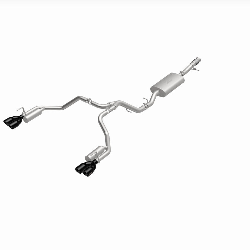 Magnaflow Catback Performance Exhaust System for 2021 GMC Yukon V8 6.2L Street Series, showing exhaust pipes and muffler.
