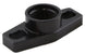 Turbosmart billet turbo drain adapter with silicon O-ring, 38-44mm size, universal fit, featuring a slotted hole for fittings.