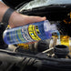 DEI Radiator Relief coolant bottle, 16oz, with label showing product details and branding for automotive radiator cooling system