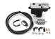 Edelbrock universal fuel sump module with adjustable 255 LPH fuel pump for fuel tanks, shown installed in a vehicle.
