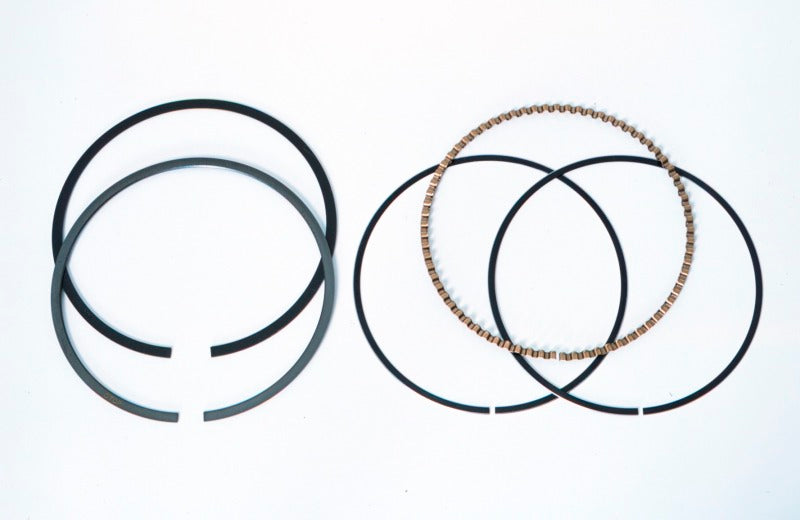 Mahle MS piston rings with 92.50 mm diameter, 1.2 mm thickness, and 2.8 mm gap, showing the drop-in design.