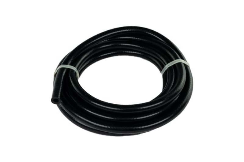 Black Turbosmart 3m reinforced 6mm vacuum hose, durable and flexible for automotive turbo systems.