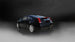 Black Corsa Performance axle-back exhaust for Cadillac CTS Coupe V 6.2L V8 models from 2011-2015, showing the sleek exhaust tips.