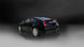 Black Corsa Performance axle-back exhaust for Cadillac CTS Coupe V 6.2L V8 models from 2011-2015, showing the sleek exhaust tips.