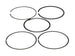Wiseco piston ring set with 84.25mm diameter, includes top, second, and oil rings for engine performance.