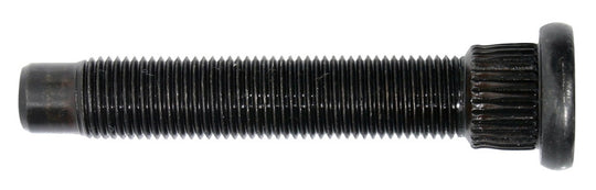 Moroso press-in wheel studs, 1/2 inch by 3 inches, shown in a 5-pack for automotive wheel assembly.
