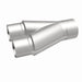 Magnaflow Y Pipe with 2.5/3 inch diameter and 10-inch length, made of aluminum, for automotive exhaust systems.
