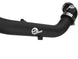 aFe BladeRunner aluminum hot charge pipe in black for Ford F-150 V6-2.7L intercooler system, 2 to 2.5-inch diameter, close-up view