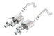 Borla catback exhaust system for 2015 Chevy Corvette C7 ZO6 6.2L with quad RD RL tips and center rear exit design.