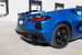 CORSA Performance Corsa 20-25 Corvette C8 catback exhaust with 3-inch valved system and black quad tips, fitting factory performance deletes