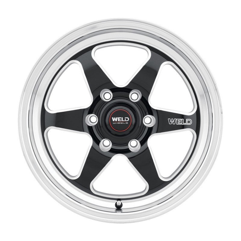 Weld S156 20x10 Ventura 6 drag cast wheel in gloss black finish with 6x135 bolt pattern and 87.1mm center bore.
