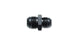 Vibrant aluminum -12AN to -16AN reducer adapter fitting showing smooth, machined surface and threaded ends for automotive use.