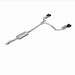 Magnaflow cat-back performance exhaust system for 2021 GMC Yukon V8 6.2L, featuring polished stainless steel pipes and mufflers.