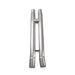Stainless Works 18-21 Mustang GT mid resonator delete H-pipe connecting pipes, made of stainless steel, shown in the image.