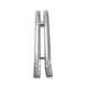 Stainless Works 18-21 Mustang GT mid resonator delete H-pipe connecting pipes, made of stainless steel, shown in the image.