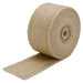 DEI Tan Exhaust Wrap 2in x 25ft, heat-resistant thermal insulation for exhaust headers and pipes, shown in a rolled-up coil.