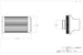 Aeromotive in-line fuel filter with AN-10 fitting and 10 micron fabric element for clean fuel filtration.