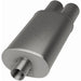 MagnaFlow stainless steel muffler with tip, showing a 14x5x8 size and dual inlet/outlet configuration.