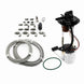 DeatschWerks DW400 fuel pump module with PTFE fuel lines for 2005-2009 GM trucks, featuring a compact, high-performance design.