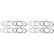 Manley Performance piston ring set with 87.5mm file fit rings, 1.2mm x 1.2mm x 2.8mm standard size, suitable for 7-11lbs engines