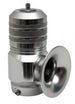 Turbo XS Type H-RFL blow off valve with aluminum piston and O-ring, shown mounted on a turbocharged engine system.