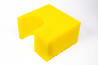 Radium Engineering Fuel Cell Foam for one-piece fuel tanks, shown in a close-up image.