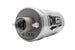 DeatschWerks 350 LPH DW350iL inline external fuel pump with silver body and inlet/outlet fittings for fuel delivery.