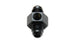 Vibrant -6AN male union adapter fitting with 1/8 inch NPT port, durable metal construction for fluid connection.