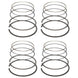 Manley Performance piston ring set with 87.5mm file fit rings, 1.2mm x 1.2mm x 2.8mm, designed for 7-11lbs engines