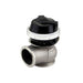 Turbosmart Gen V WG45 HyperGate45 black external wastegate mounted on turbocharger for performance boost.