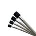 Black Nitrous Express 4AN stainless steel braided hose, 20ft length, durable and flexible for automotive nitrous systems.