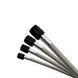 Black Nitrous Express 4AN stainless steel braided hose, 20ft length, durable and flexible for automotive nitrous systems.