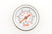 DeatschWerks mechanical fuel pressure gauge displaying 0-100 PSI with 1/8 inch NPT connection for automotive use