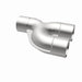 MagnaFlow Smooth Trans Y pipe, 2.50-inch stainless steel with 90-degree bend, designed for automotive exhaust systems.
