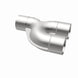 MagnaFlow Smooth Trans Y pipe, 2.50-inch stainless steel with 90-degree bend, designed for automotive exhaust systems.