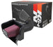 K&N Engineering cold air intake kit for 2014-2015 Chevrolet Corvette 6.2L V8 engine, shown with air filters and intake tubing.