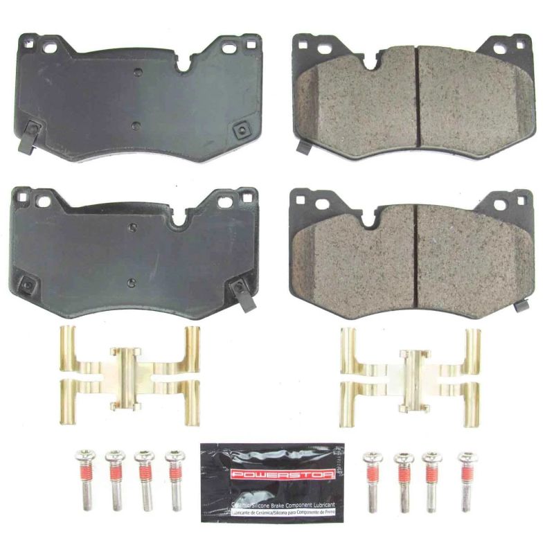 PowerStop Z23 Evolution front brake pads for 2020 Chevrolet Corvette, performance sport brake pads with hardware included.