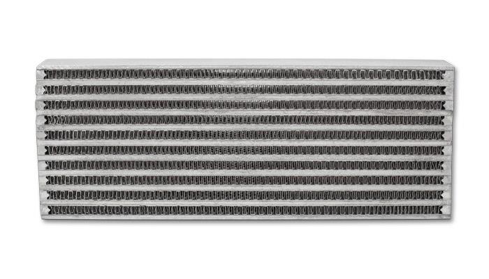 Vibrant Universal Oil Cooler Core, 4x12x2 inches, metal cooling core with fins, designed for automotive oil cooling systems