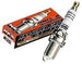 HKS SUPER FIRE RACING M45 spark plugs with metal shell and screw-in design for high-performance engine ignition.