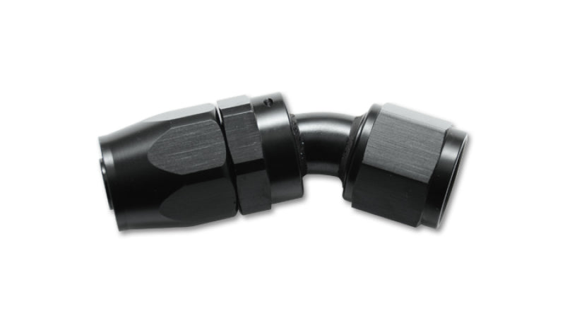 Vibrant -20AN AL 30 Degree Elbow Hose End Fitting showing aluminum construction and 30-degree bend for high-performance applications