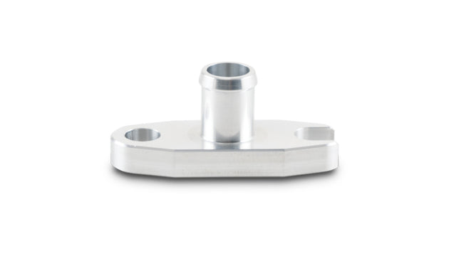 Vibrant oil drain flange with 5/8-inch OD male neck for T3, T4, GT40, GT55 turbochargers, engine gasket component